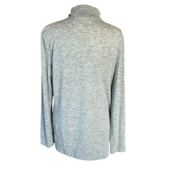 A New Day women's large pale green long sleeve stretchy turtleneck top - Picture 4 of 9